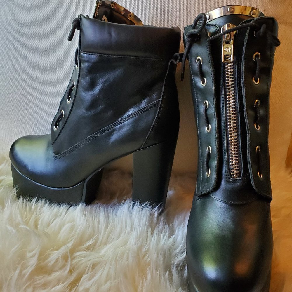 Dolls Kill Current Mood Heeled Booties